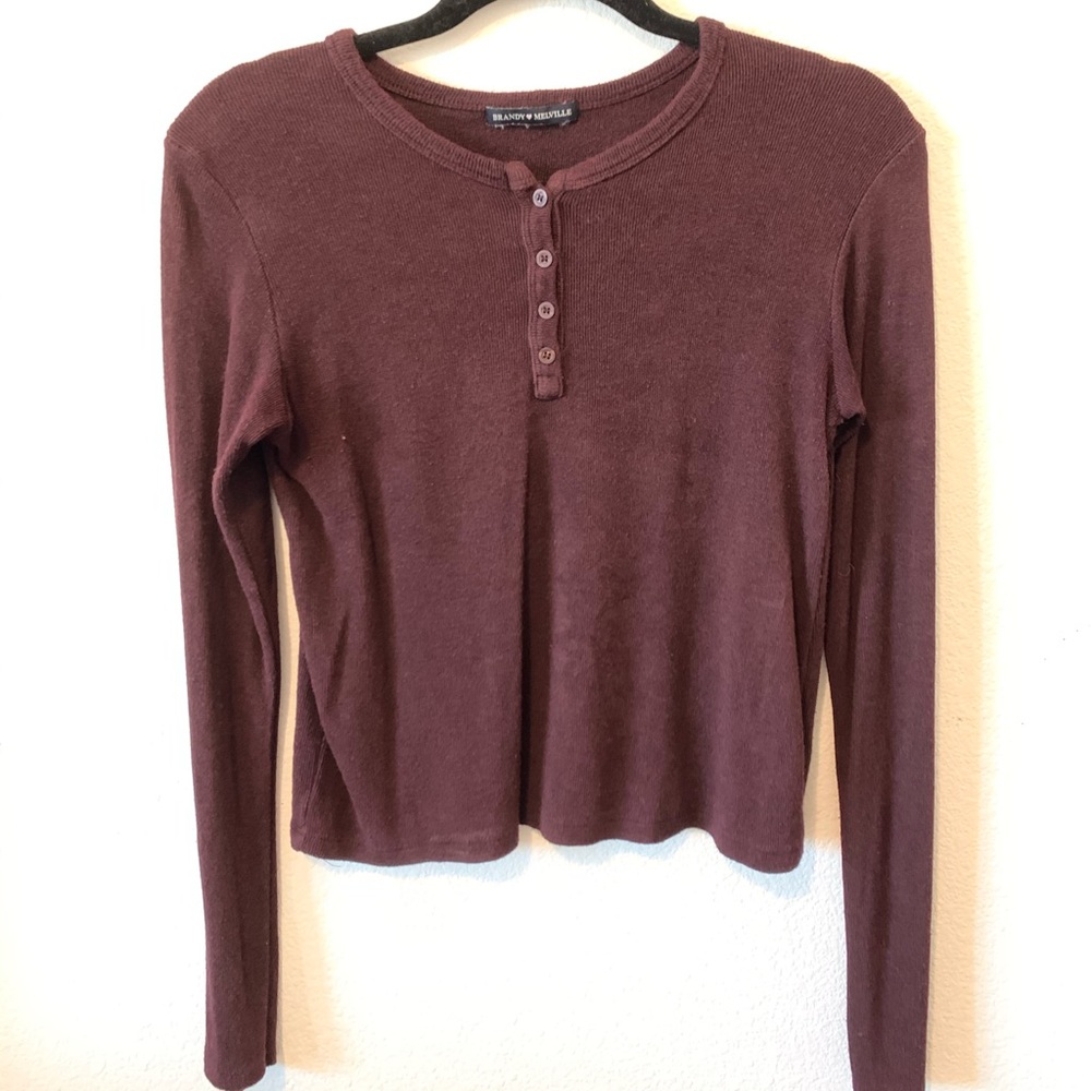 Long sleeve brandy Melville top